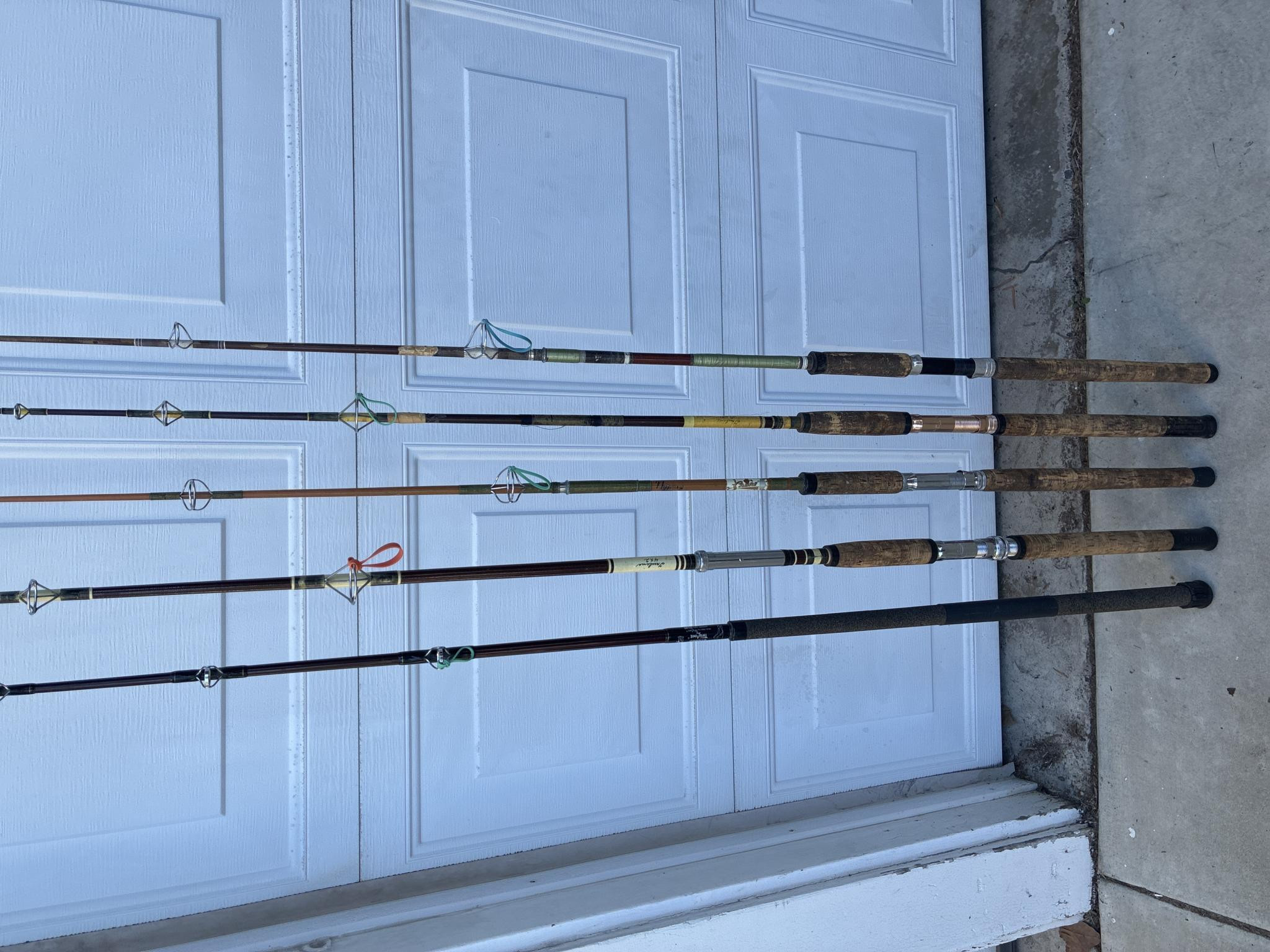 Assorted rods