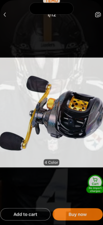 Black and yellow reel